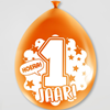 Party ballonnen 1 jaar (8 stuks)